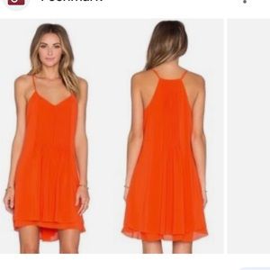 Sanctuary Pintuck Layered V-Neck Mini Dress